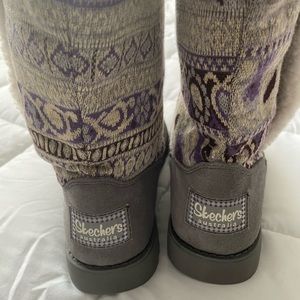Women’s Skechers boot gray color brand new never worn